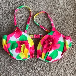 Venus Floral Padded Bikini Top
